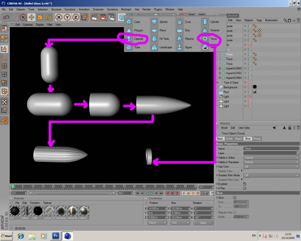 Creation of BulletGlass: Step 4